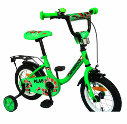 Велосипед Nameless Play 12 Зелёно-чёрный 2021