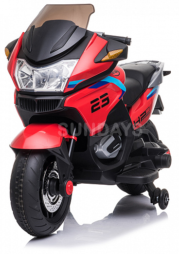 Детский мотоцикл Sundays Suzuki BJ609, цвет красный - фото
