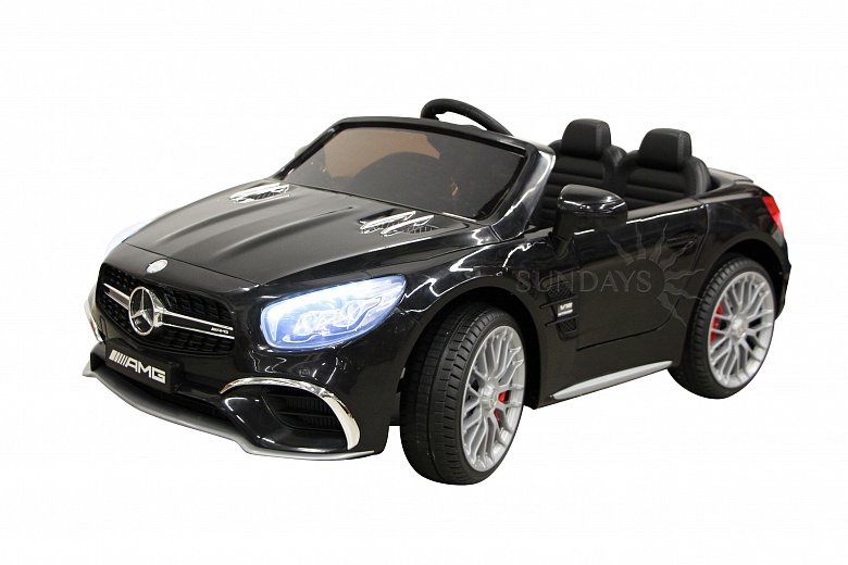 Детский электромобиль Sundays Mercedes Benz BJ855, цвет черный - фото