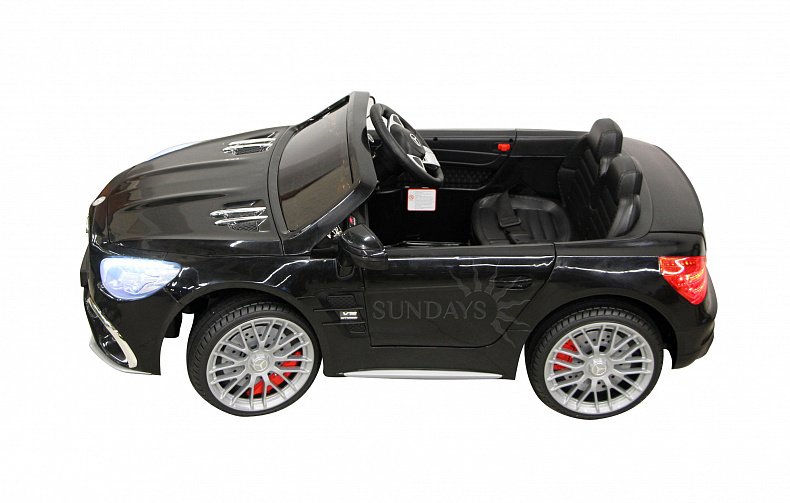 Детский электромобиль Sundays Mercedes Benz BJ855, цвет черный - фото2