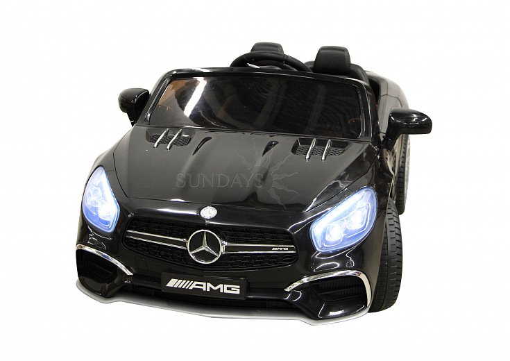 Детский электромобиль Sundays Mercedes Benz BJ855, цвет черный - фото6