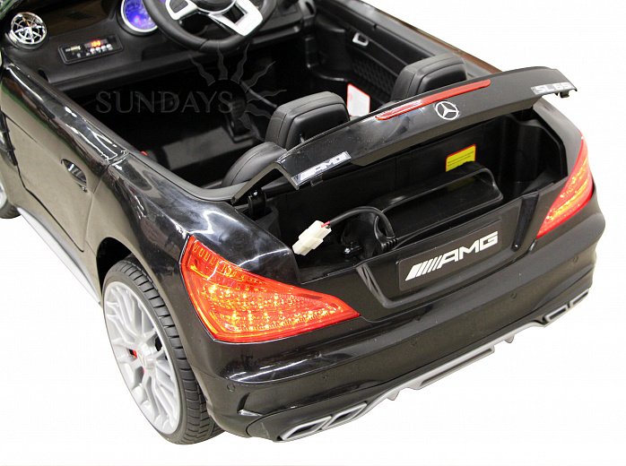 Детский электромобиль Sundays Mercedes Benz BJ855, цвет черный - фото7