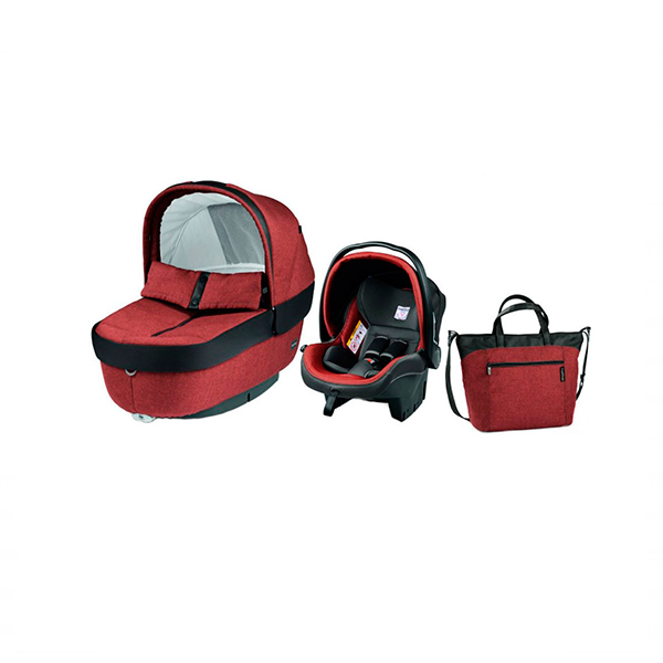 Коляска для новорожденного Peg Perego Set Elite Onix (короб, автокресло, сумка) - фото7