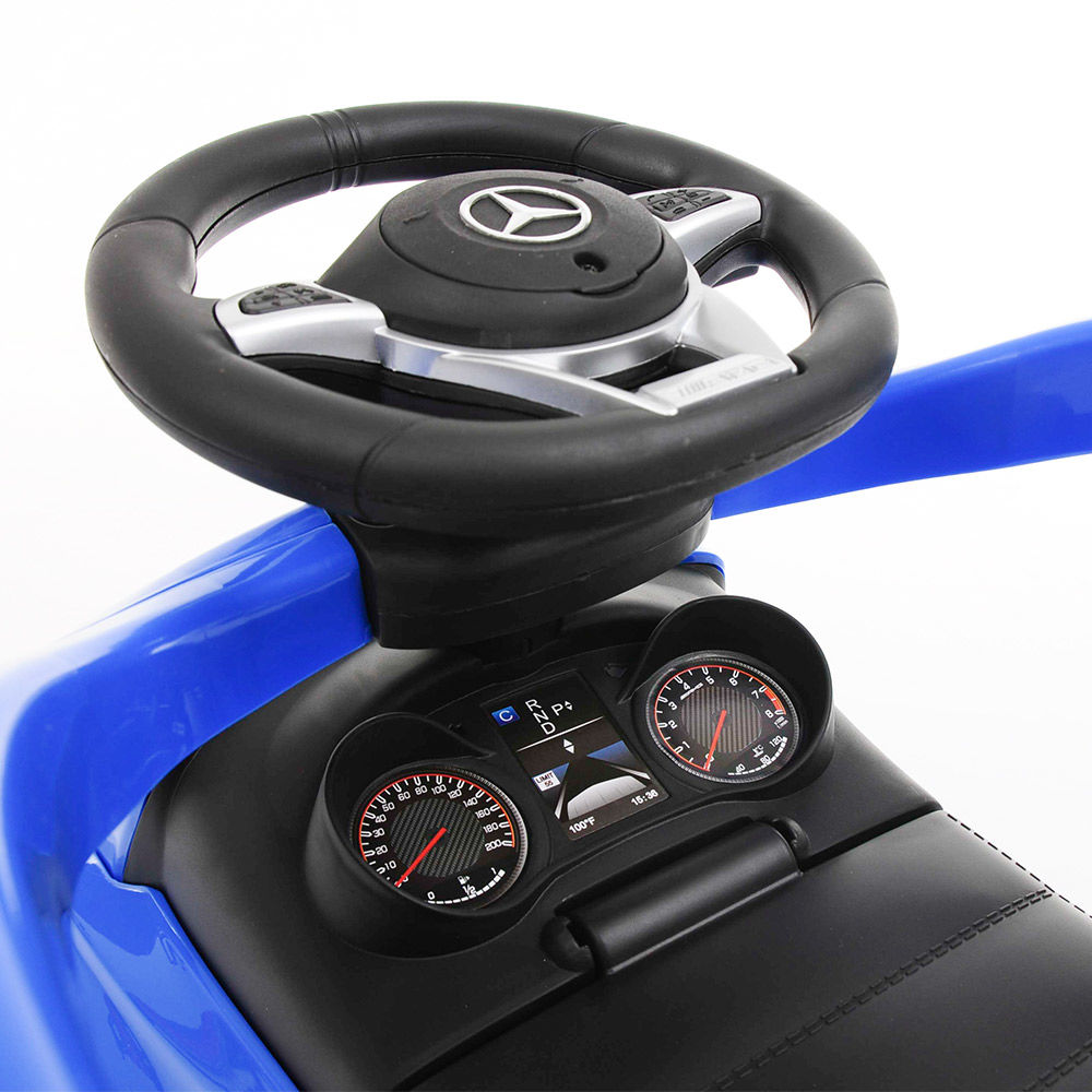 Каталка Pituso Mercedes-Benz Синий (ручка, бампер, подставка для ног) 639 - фото6