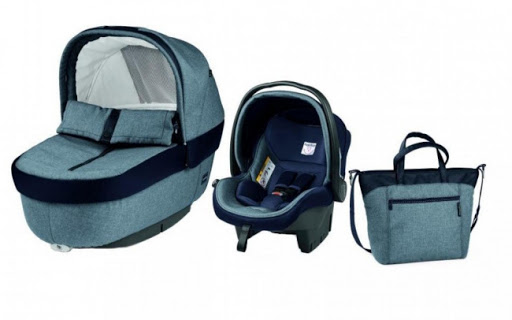 Коляска для новорожденного Peg Perego Set Elite Onix (короб, автокресло, сумка) - фото8