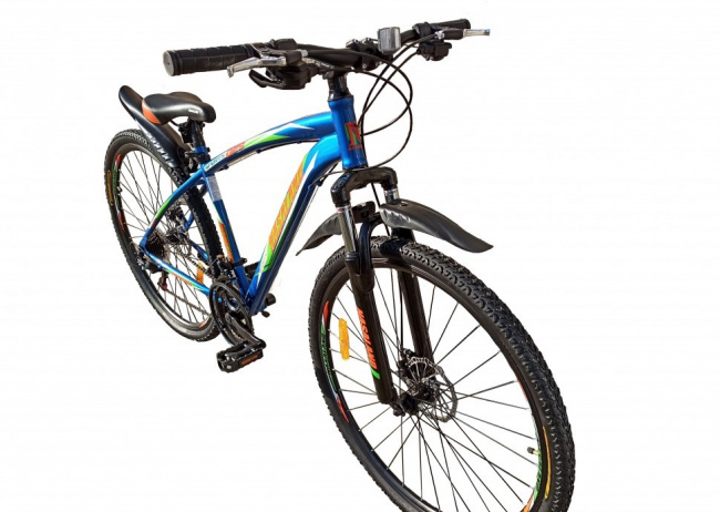 Велосипед Nasaland SMD 29 (синий/зеленый, 2020)