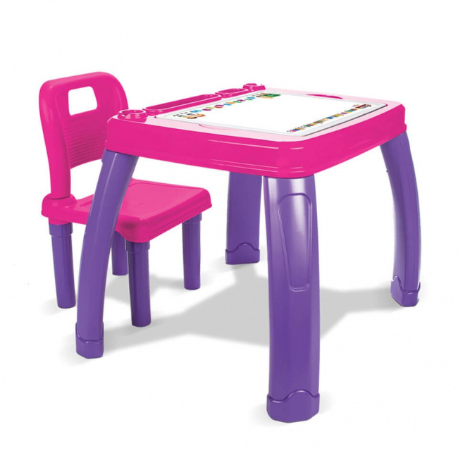 Набор Столик со стульчиком Pilsan Pink Малиновый (57*59*50 см) 