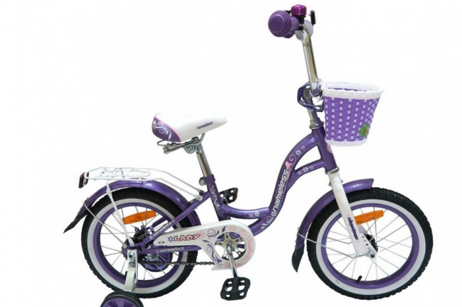 Велосипед Nameless Lady 20 (фиолетово-белый)