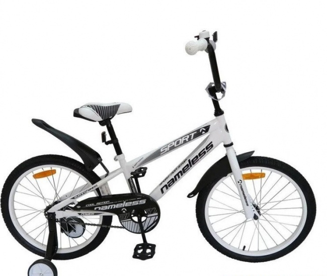 Велосипед Nameless Sport 16 (бело-черный 2021)