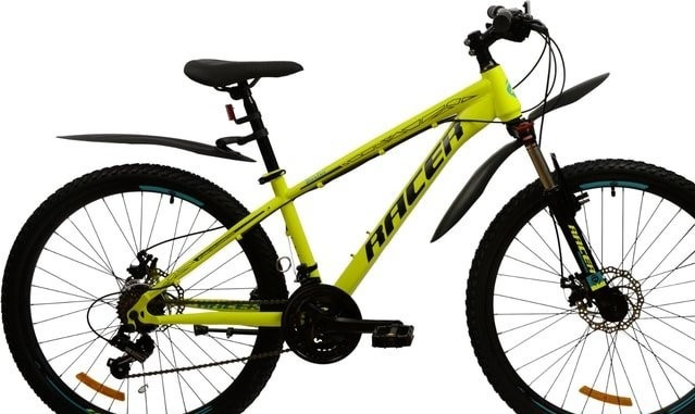 Велосипед Racer Boxfer 26 2020 (желтый, синий, черно\зеленый)