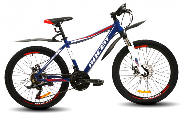 Велосипед Racer Tempo 24 (синий, оранжевый 2020)
