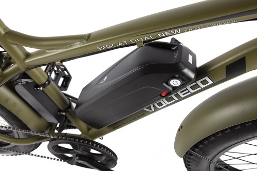 Электровелосипед Volteco Big Cat Dual (черный/серый)