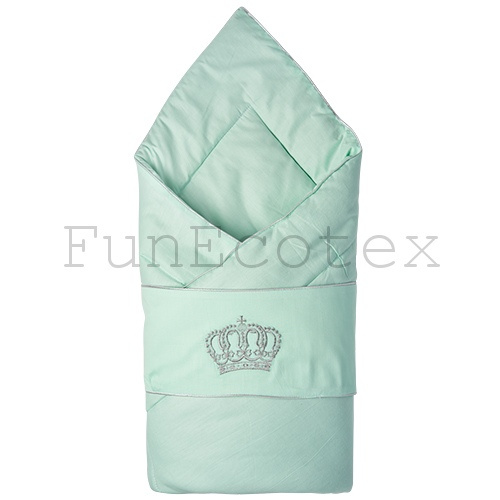 Одеяло на выписку с бантом Империя Fan Ecotex 100*100см Зима - фото
