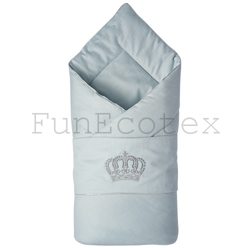 Одеяло на выписку с бантом Империя Fan Ecotex 100*100см Зима