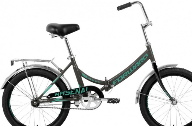Велосипед Forward Arsenal 20 1.0 (серо-бирюзовый)