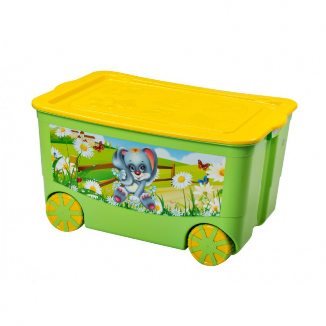 Ящик для игрушек KidsBox на колёсах Elfplast 449 - фото