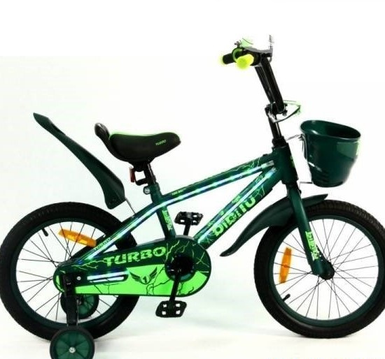 Велосипед Bibitu Turbo 16 (зеленый 2019)