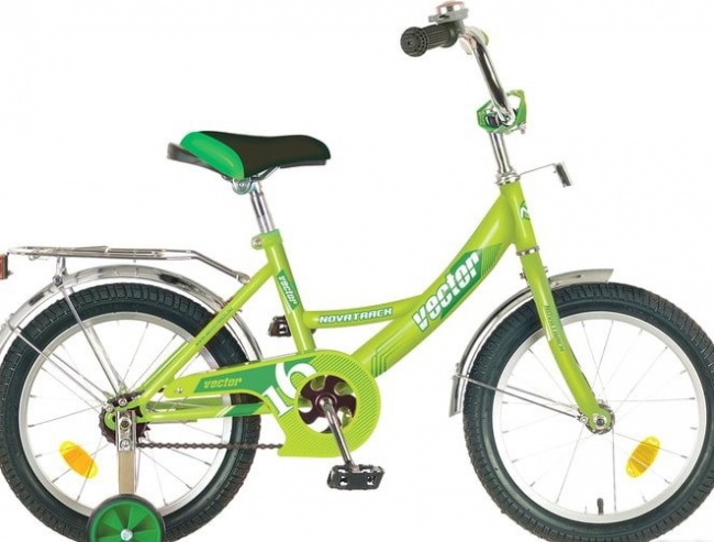 Велосипед Novatrack Vector 16 (зеленый) - фото