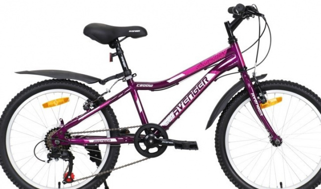 Велосипед Avenger C200W 20 (фиолетовый) 2021