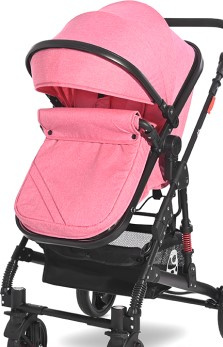 Детская универсальная коляска Lorelli Lora Set 3в1 Candy Pink