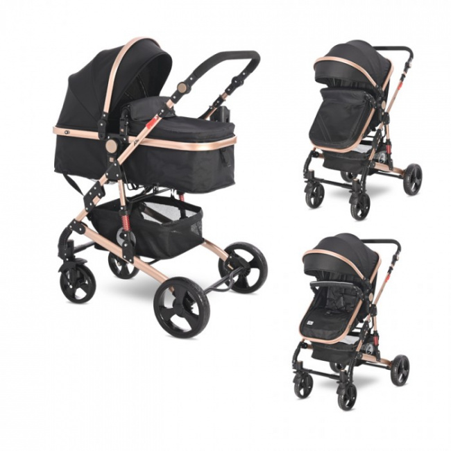 Детская коляска Lorelli Alba Classic 2 в 1 Black 2021