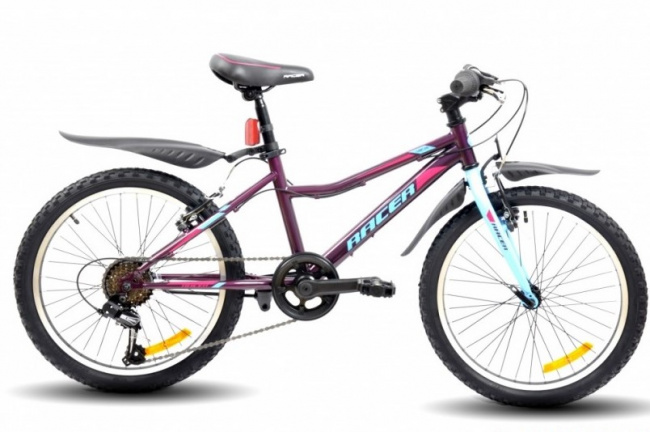 Велосипед Racer Turbo Girl 20 Фиолетовый 2021