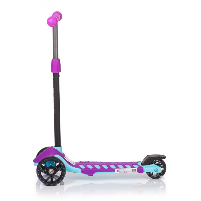 Самокат со светящимися колесами Mobile-Kid Startico SK103 Purple\Mint - фото2