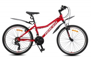 Велосипед Racer Vega 24 (красный, 2021)