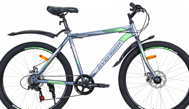 Велосипед Avenger C260D 26 Серый 2021