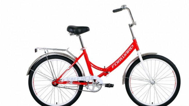Велосипед Forward Valencia 24 Красно-серый 1.0 2021