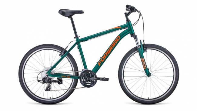 Велосипед Forward Hardi 26 X Зелено-оранжевый 2021