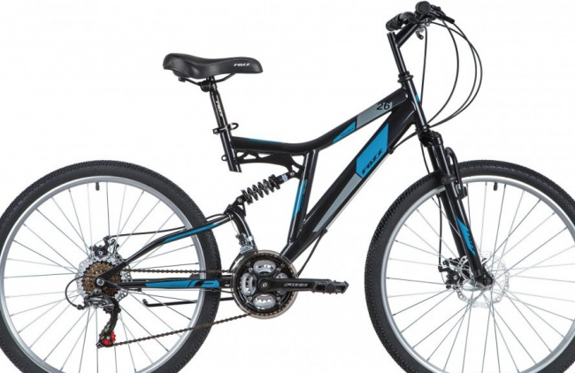 Велосипед Foxx Freelander Disk 26 Черный 2021