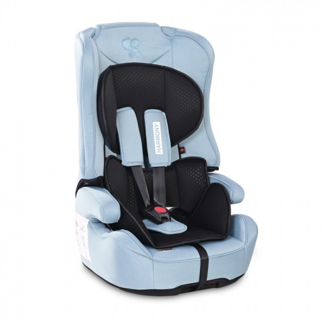Автокресло Lorelli Harmony Isofix 9-36 кг 1/2/3 Brittany Blue 2021 Голубое