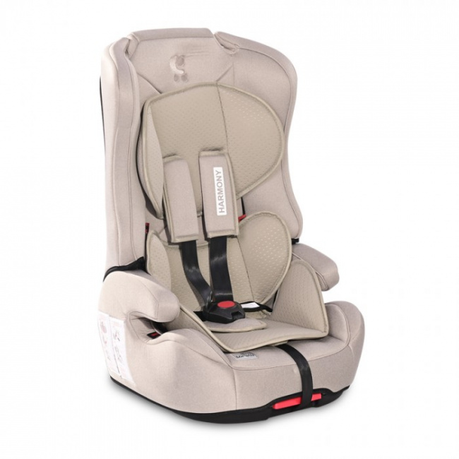 Автокресло Lorelli Harmony Isofix 9-36 кг 1/2/3 String 2021 Бежевое