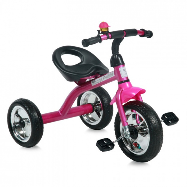 Велосипед трехколесный детский A28 Lorelli Pink Black - фото