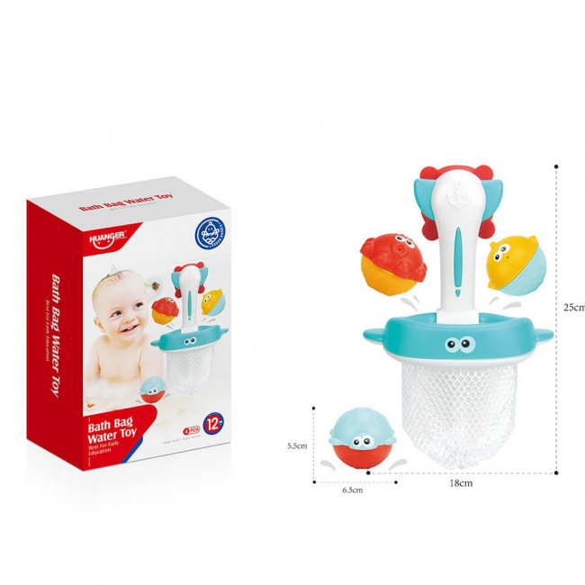 Набор игрушек для ванной Haunger Рыбки (3 элемента) HE0262
