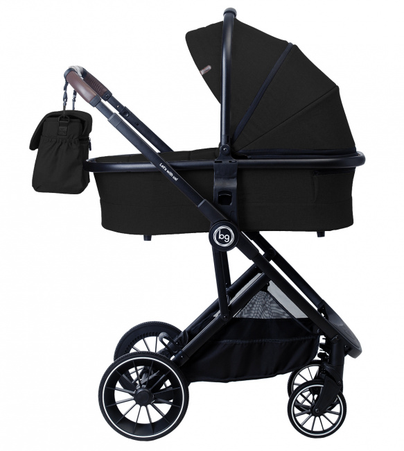 Детская модульная коляска BubaGo Lira 2 в 1 Dark Grey (Тёмно-серый) BG302