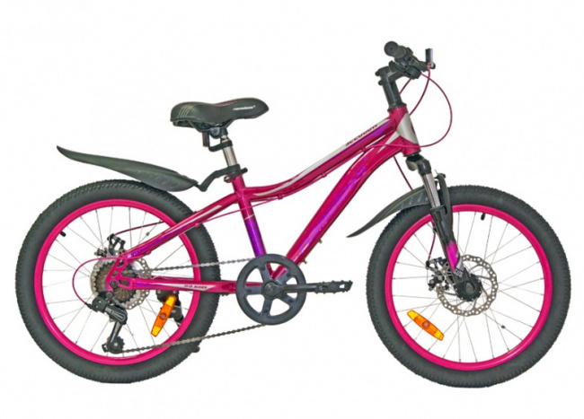 Велосипед Nameless S2200DW 20 Розово-серый 2022 - фото