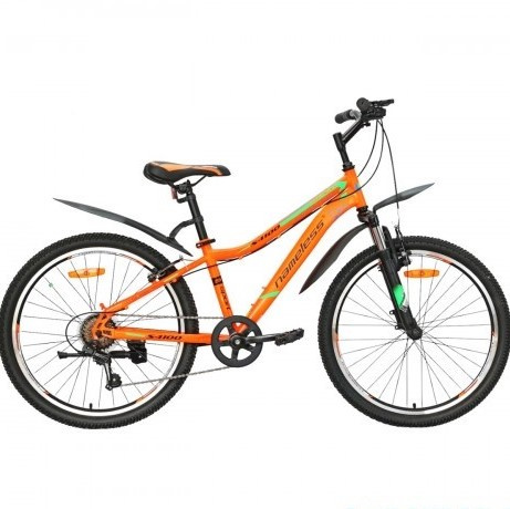 Велосипед Nameless S4100 24 Оранжево-синий 2022 - фото
