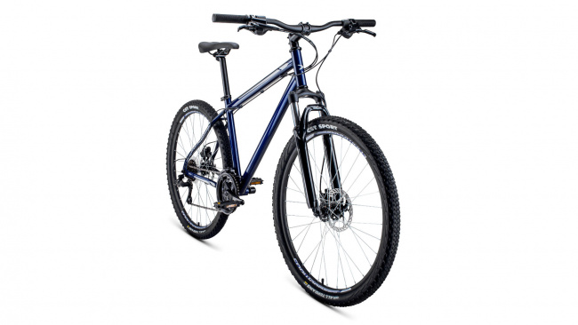 Велосипед Forward Sporting 27.5 3.0 Disc Темно-сине-серый 2021