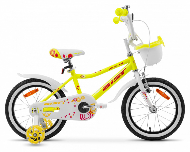 Велосипед Aist Wiki 16 Жёлтый 2021 - фото
