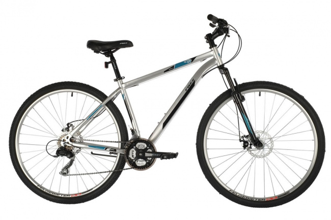 Велосипед Foxx Aztec D 29 Серебристый 2021