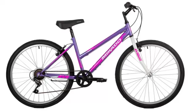 Велосипед Mikado Vida 1.0 26 Фиолетовый 2021 - фото