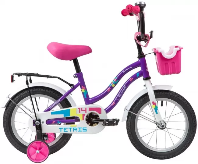Велосипед Novatrack Tetris 14 Фиолетовый