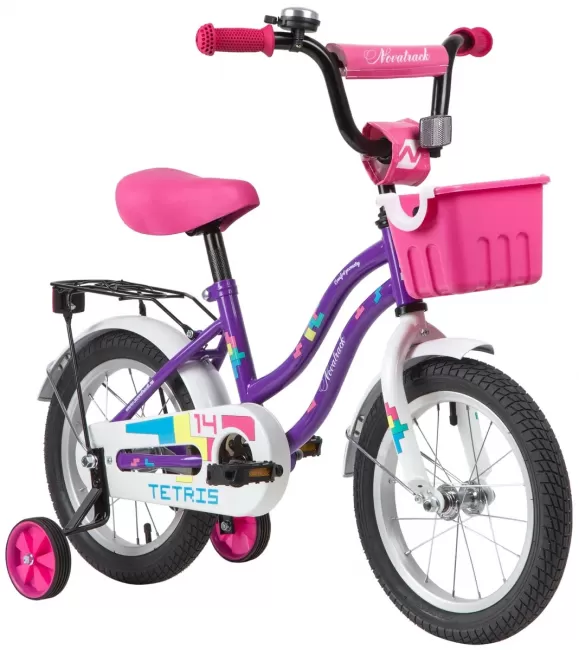 Велосипед Novatrack Tetris 14 Фиолетовый