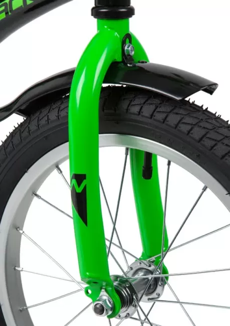 Велосипед Novatrack Strike 16 Чёрно-зелёный - фото3