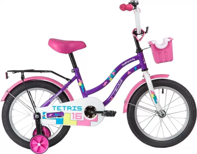Велосипед Novatrack Tetris 16 Фиолетовый