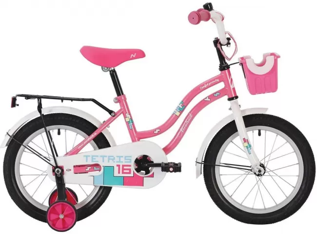 Велосипед Novatrack Tetris 16 Розовый - фото