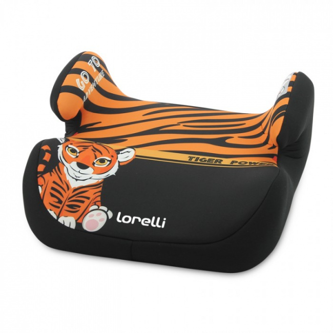 Автокресло бустер Lorelli Topo Comfort 15-36 кг Tiger Black Orange
