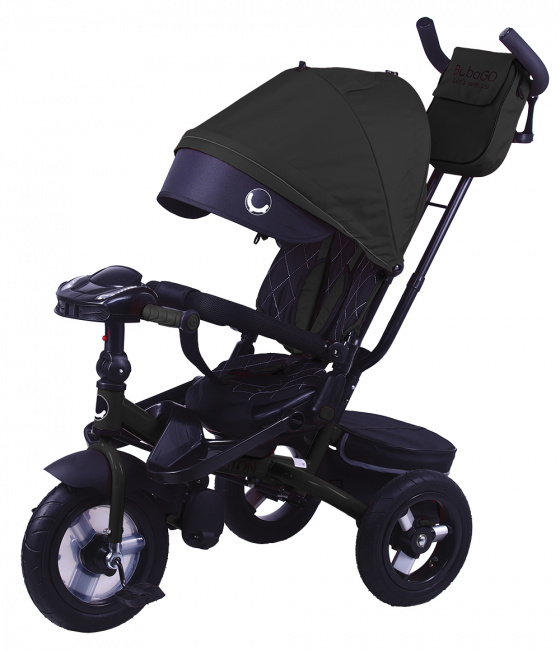 Велосипед детский трехколесный Bubago Triton Bluetooth Black Чёрный 2022 - фото